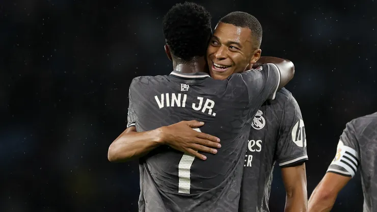 Vinicius y Mbappé, juntos.