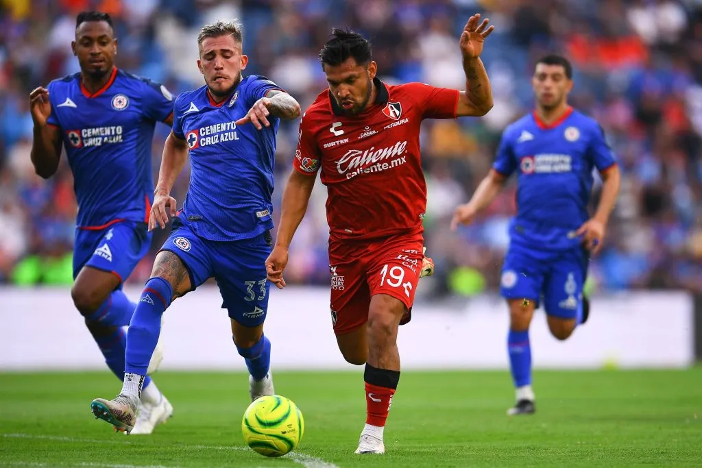 Cruz Azul igualó 2-2 ante Atlas en el pasado Clausura 2024. (Imago)