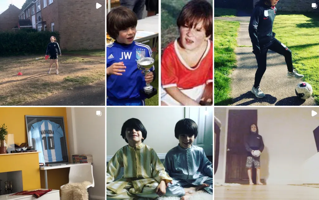 Las fotos que publicó Ibrahim Rabbaj en su cuenta de Instagram