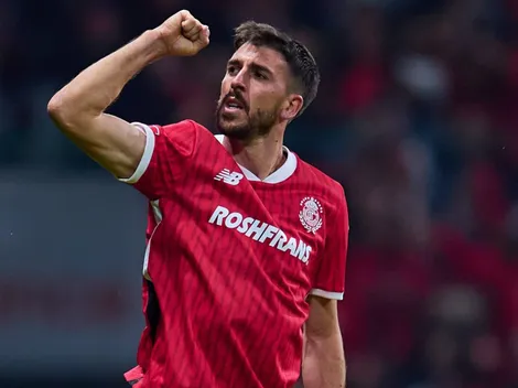 El gesto de Paulinho tras su doblete que la afición de Toluca celebra