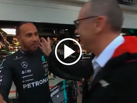 La imperdible reacción de Hamilton a la suspensión de la qualy del GP de Brasil