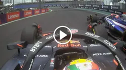 Checo Pérez superó a Liam Lawson en la carrera Sprint del GP de Brasil