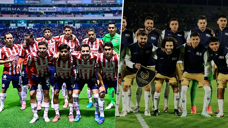 Chivas y Pumas UNAM se enfrentan en el Estadio Akron