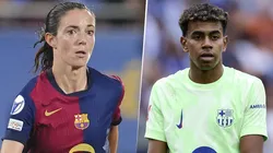 Aitana Bonmatí y Lamine Yamal, dos estrellas del FC Barcelona. (Imago)