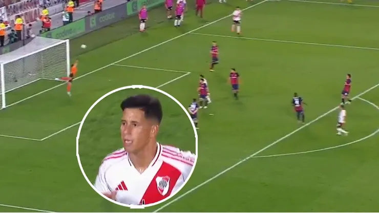 El impresionante golazo de Maxi Meza en River Plate vs. San Lorenzo por la Liga Profesional