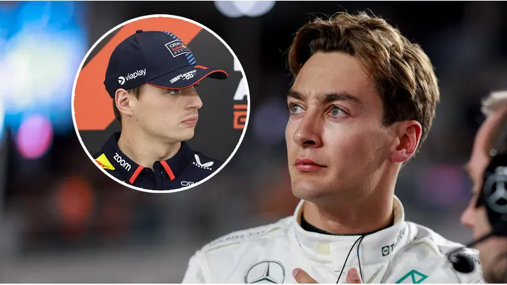 George Russell le contestó a Max Verstappen