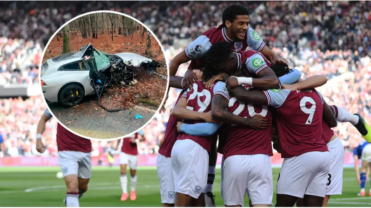 Grave accidente de tránsito de un jugador del West Ham