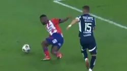 El penalti a favor de Atlético San Luis que todo Rayados reclamó en la semifinal del Apertura 2024