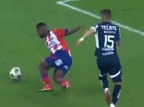 El penalti a favor de Atlético San Luis que generó polémica en Rayados