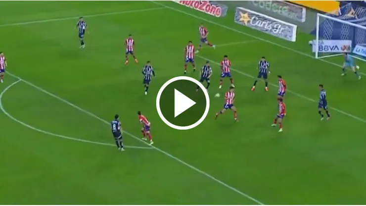 El español anotó dos goles en la victoria de Rayados.