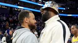 Stephen Curry y LeBron James.