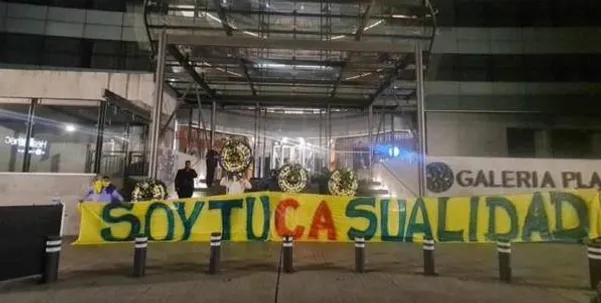 La afición de América no tardó en contestar. [Foto Redes Sociales]