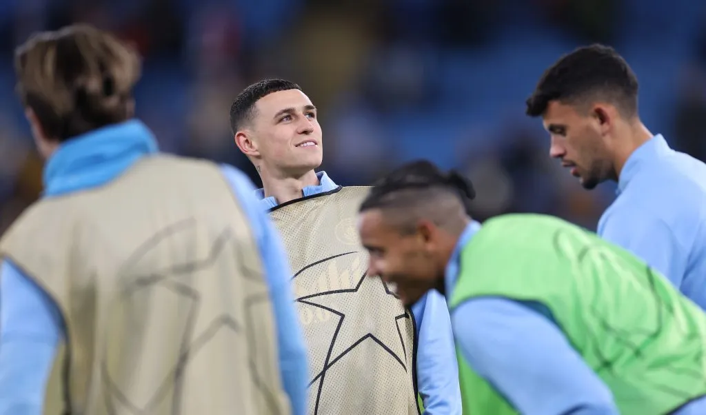 Phil Foden no integra el once inicial para enfrentar a Juventus (GETTY IMAGES)