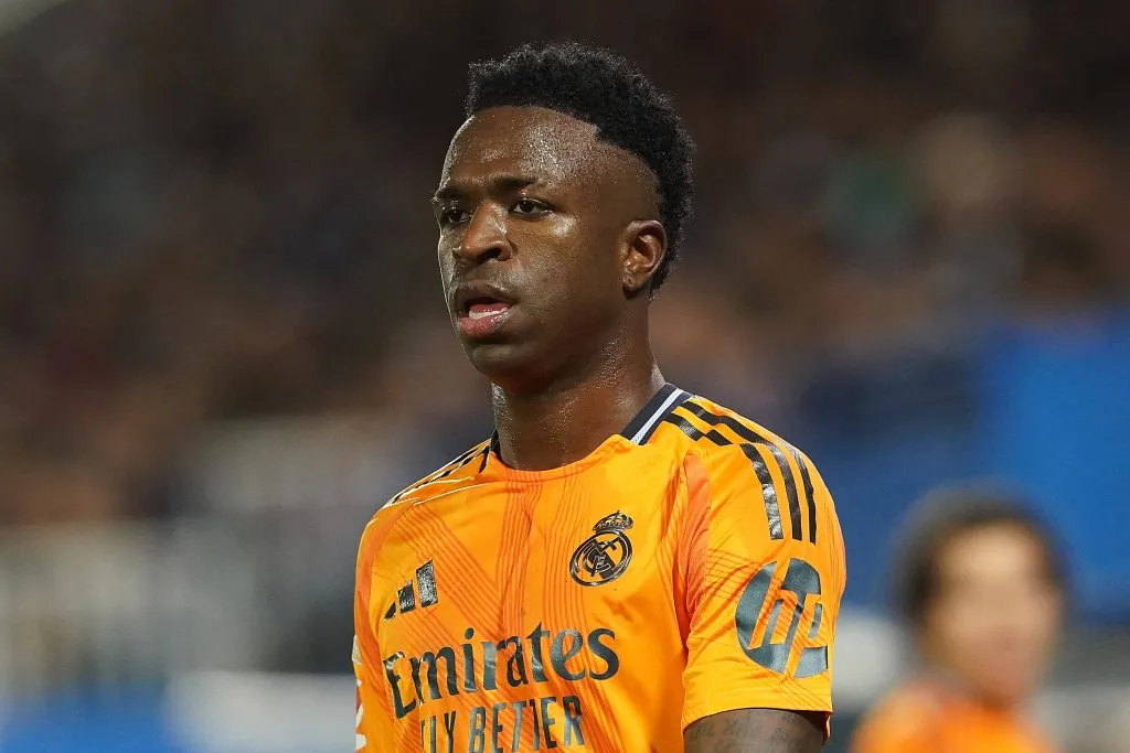 Vinicius sufrió una lesión en el bíceps femoral de la pierna izquierda durante el partido vs. Leganés. (Imago)