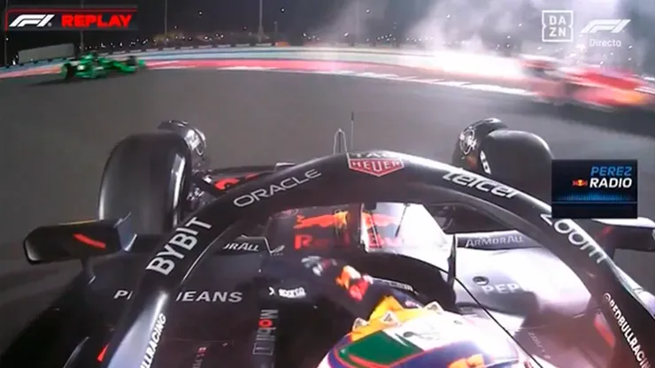 Checo Pérez tuvo que abandonar la carrera del GP de Qatar 2024