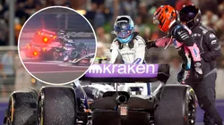 Esteban Ocon chocó a Franco Colapinto en el GP de Qatar