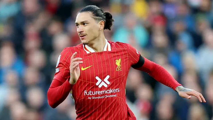 Darwin Núñez no juega en Liverpool vs. Manchester City