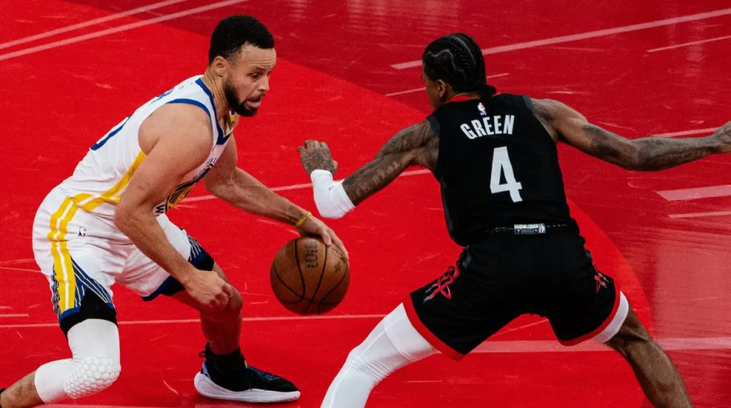 Stephen Curry y Jalen Green. (Foto: Getty Images)