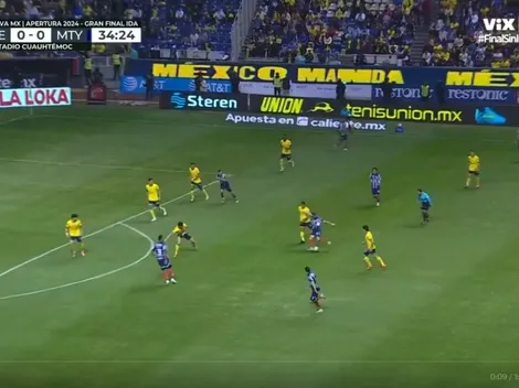 Rayados se adelantaba en la Final del Apertura 2024 con un golazo