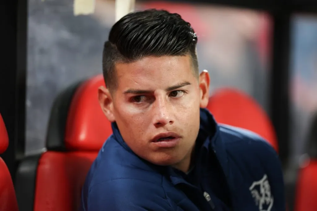 James Rodríguez no entra en los planes de Íñigo Pérez (GETTY IMAGES)