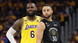 LeBron James y Stephen Curry.