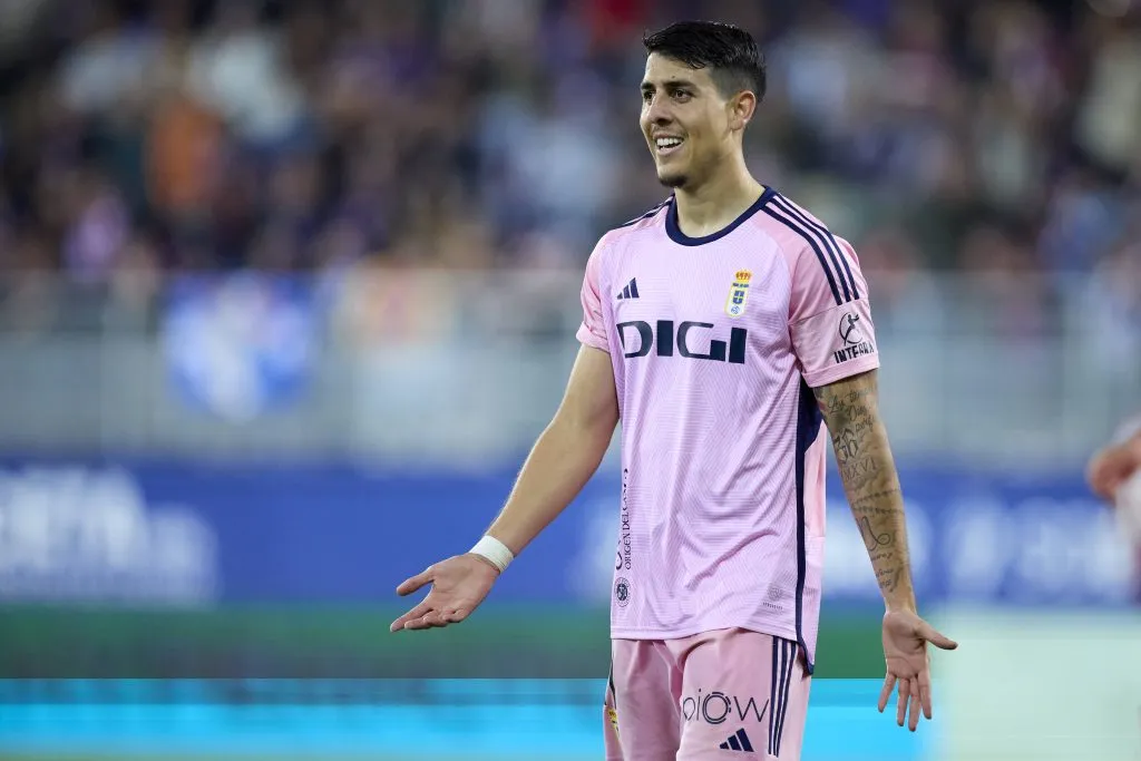 Santiago Colombatto es actual jugador del Real Oviedo de España. [Foto IMAGO]