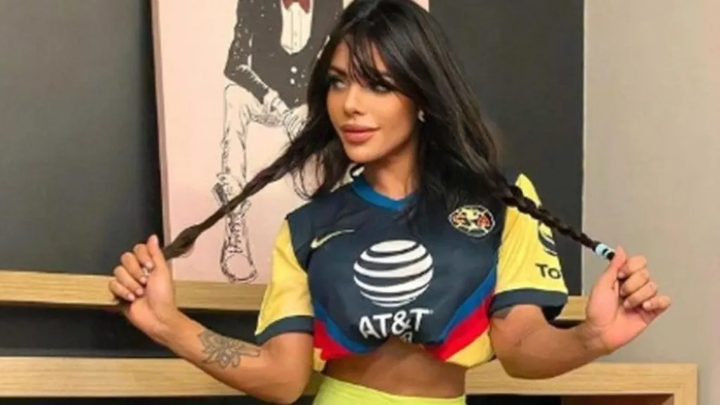 La modelo brasileña es toda una fanática de las Águilas (Instagram)