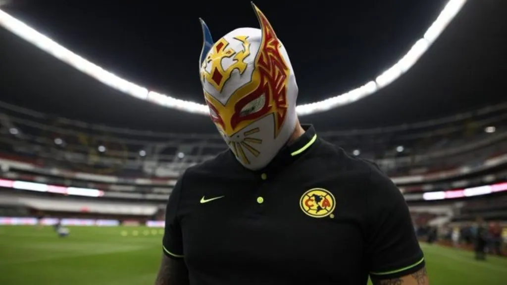 El luchador es un gran aficionado del América (Twitter/X)