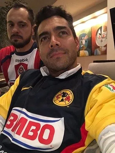 El actor también mostró ser americanista (Twitter/X)