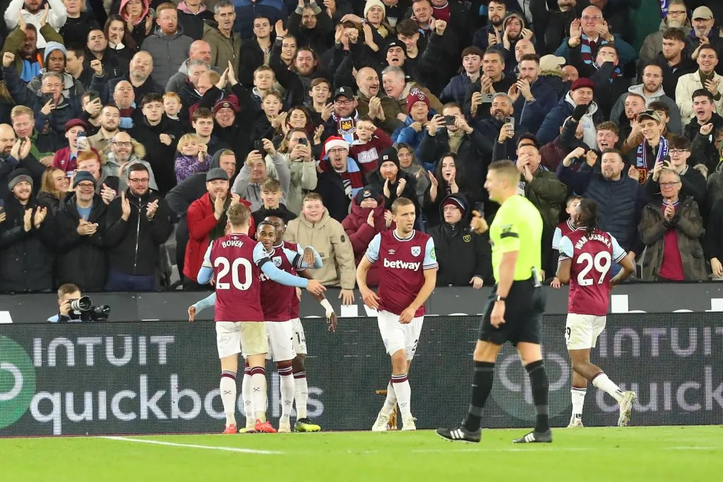 West Ham cerrará el año enfrentando a Southampton y luego a Liverpool. (Imago)