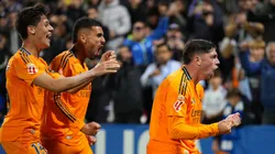 Valverde, a puro grito de gol.