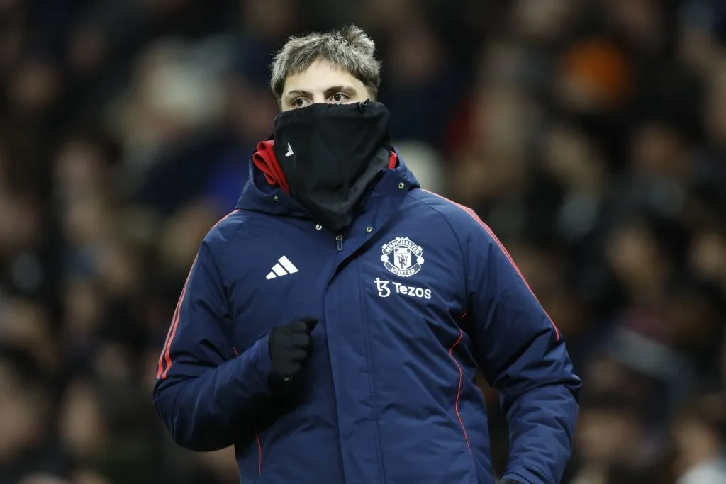 Alejandro Garnacho integra el banco de suplentes vs. Bournemouth (IMAGO)
