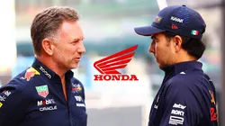 Honda cargó contra Christian Horner en su despedida para Checo Pérez