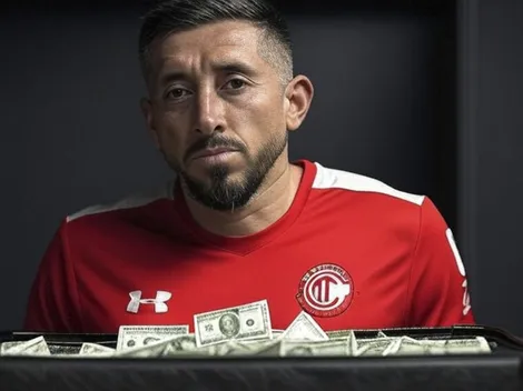El salario astronómico que ganaría Héctor Herrera en Toluca