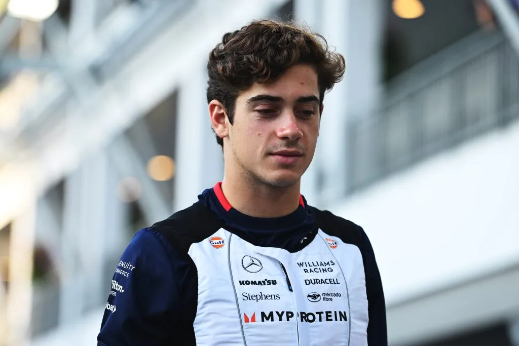 Franco Colapinto sumó cinco puntos en nueve carreras de Fórmula 1 (GETTY IMAGES)