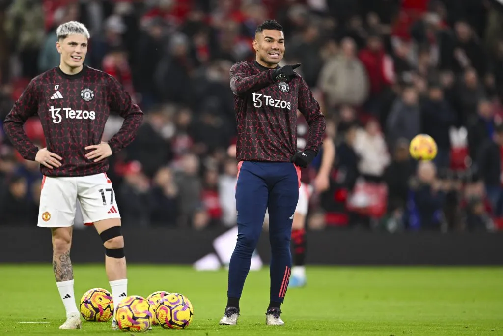 Alejandro Garnacho y Casemiro serán suplentes vs. Wolverhampton (IMAGO)