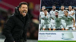 Una figura de Real Madrid aseguró admirar a Diego Simeone
