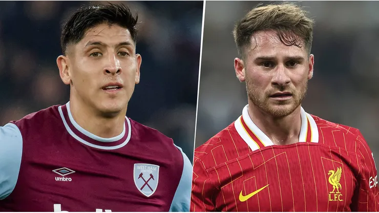 Las alineaciones de West Ham vs. Liverpool por la Jornada 19 de la Premier League 2024/25