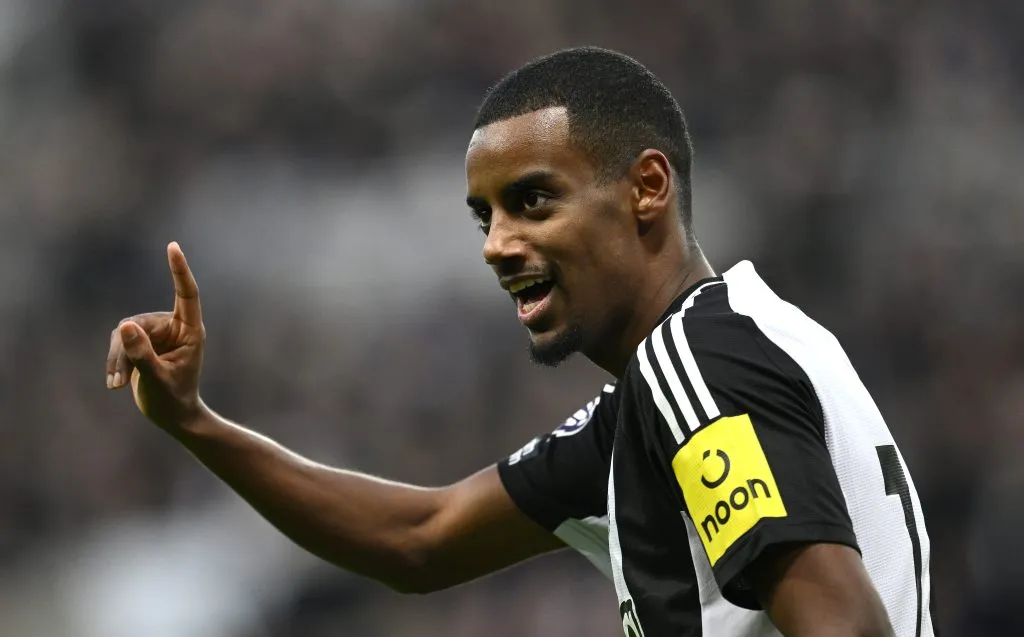 Alexander Isak fue elegido como el mejor delantero de la actualidad en la Premier League (GETTY IMAGES)