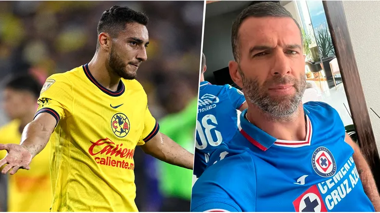 Sebastián Cáceres no dudó en mofarse de Tito Villa por la rivalidad América - Cruz Azul.
