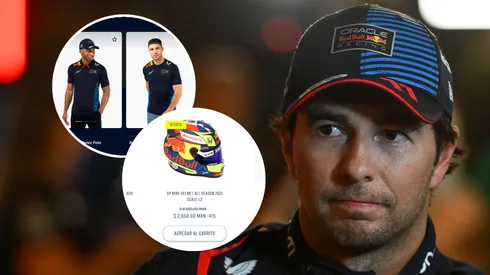 Red Bull puso en oferta los artículos de Checo Pérez en la tienda