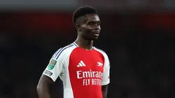 Bukayo Saka no será de la partida en el partido de Arsenal ante Brighton