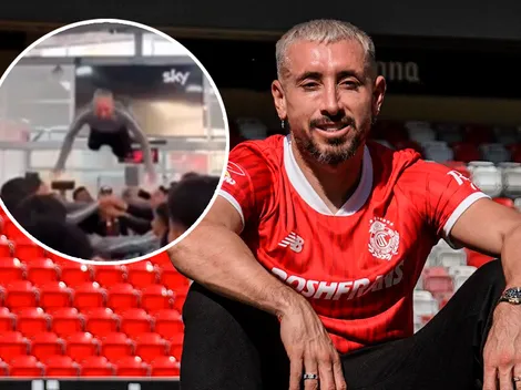 Toluca recibió a Héctor Herrera con una imperdible novatada