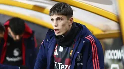 Alejandro Garnacho no será titular en Liverpool vs. Manchester United