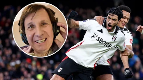 Raúl Jiménez recibió una sorpresiva narración luego de convertir con el Fulham.