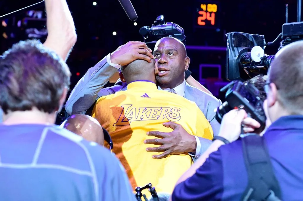 ”Magic” Johnson no olvida a Kobe Bryant (Getty Images)