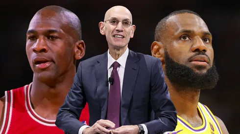 Adam Silver reveló su preferencia entre Michael Jordan y LeBron James
