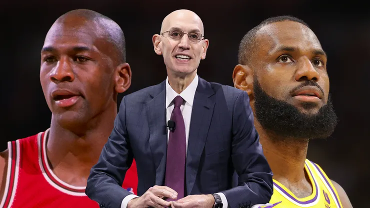 Adam Silver reveló su preferencia entre Michael Jordan y LeBron James