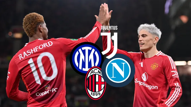 Marcus Rashford y Alejandro Garnacho podrían escapar a la Serie A