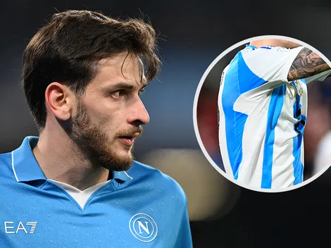 Kvaratskhelia se va de Napoli: su sustituto sería una figura de la Selección Argentina